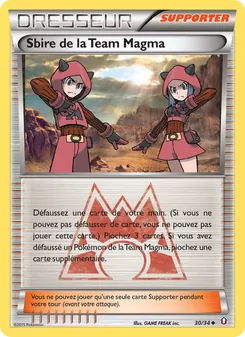 Carte Sbire de la Team Magma de l'extension Double Danger, numéro 30/34