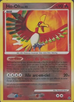 Carte Ho-Oh de l'extension Merveilles Secrètes, numéro 10/132