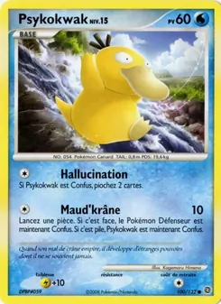 Carte Psykokwak de l'extension Merveilles Secrètes, numéro 100/132