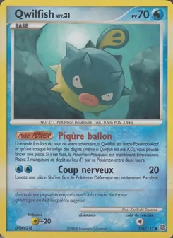 Carte Qwilfish de l'extension Merveilles Secrètes, numéro 101/132