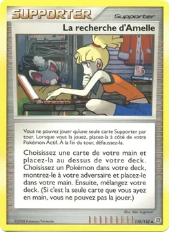 Carte La recherche d'Amelle de l'extension Merveilles Secrètes, numéro 119/132