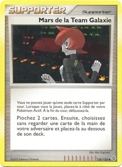 Carte Mars de la Team Galaxie de l'extension Merveilles Secrètes, numéro 126/132