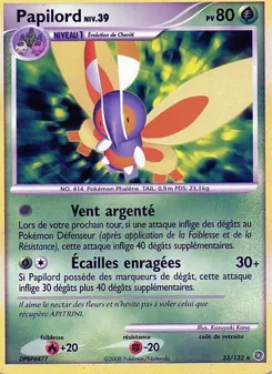 Carte Papilord de l'extension Merveilles Secrètes, numéro 33/132