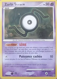 Carte Zarbi S de l'extension Merveilles Secrètes, numéro 39/132