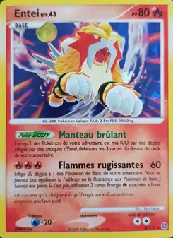 Carte Entei de l'extension Merveilles Secrètes, numéro 4/132