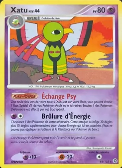 Carte Xatu de l'extension Merveilles Secrètes, numéro 44/132