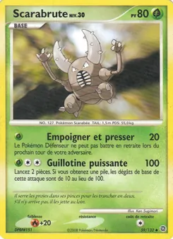 Carte Scarabrute de l'extension Merveilles Secrètes, numéro 59/132