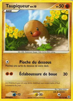 Carte Taupiqueur de l'extension Merveilles Secrètes, numéro 85/132