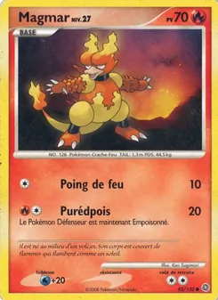 Carte Magmar de l'extension Merveilles Secrètes, numéro 93/132