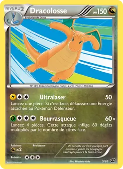 Carte Dracolosse de l'extension Coffre des Dragons, numéro 5/20