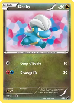 Carte Draby de l'extension Coffre des Dragons, numéro 6/20