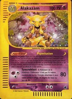 Carte Alakazam de l'extension Expedition, numéro 1/165