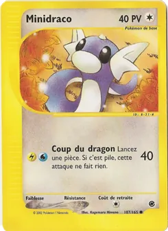 Carte Minidraco de l'extension Expedition, numéro 107/165