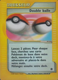 Carte Double balle de l'extension Expedition, numéro 139/165