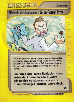 Carte Méthode d'entraînement du professeur Orme de l'extension Expedition, numéro 148/165