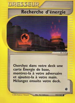 Carte Recherche d'énergie de l'extension Expedition, numéro 153/165