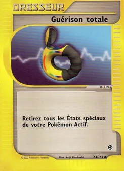 Carte Guérison totale de l'extension Expedition, numéro 154/165