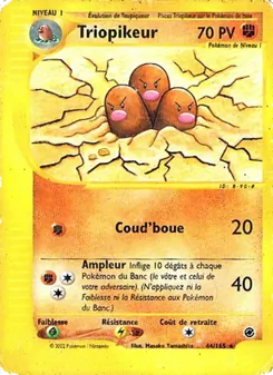 Carte Triopikeur de l'extension Expedition, numéro 44/165