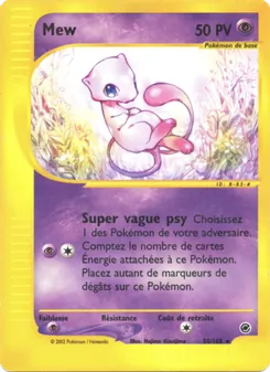 Carte Mew de l'extension Expedition, numéro 55/165