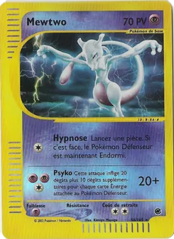 Carte Mewtwo de l'extension Expedition, numéro 56/165