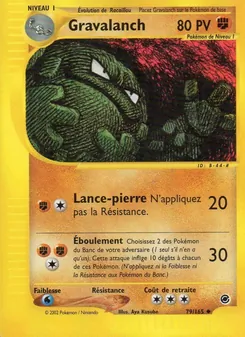 Carte Gravalanch de l'extension Expedition, numéro 79/165