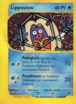Carte Lippoutou de l'extension Expedition, numéro 83/165