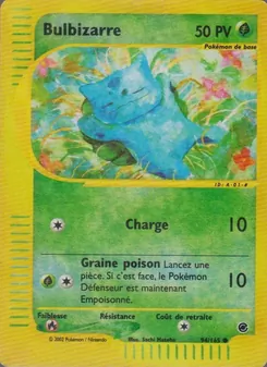 Carte Bulbizarre de l'extension Expedition, numéro 94/165