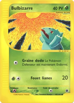 Carte Bulbizarre de l'extension Expedition, numéro 95/165