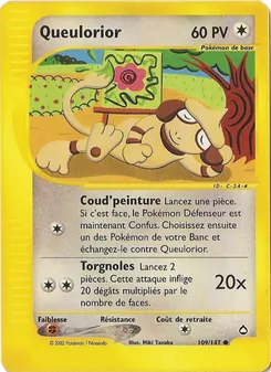 Carte Queulorior de l'extension Aquapolis, numéro 109/147