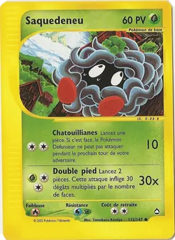 Carte Saquedeneu de l'extension Aquapolis, numéro 112/147
