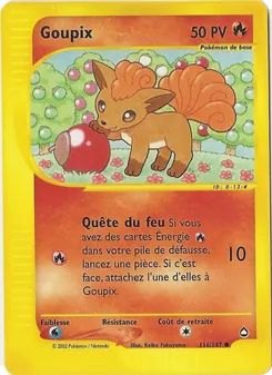 Carte Goupix de l'extension Aquapolis, numéro 116/147