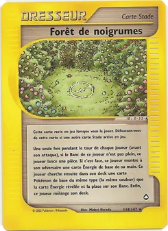 Carte Forêt de noigrumes de l'extension Aquapolis, numéro 118/147