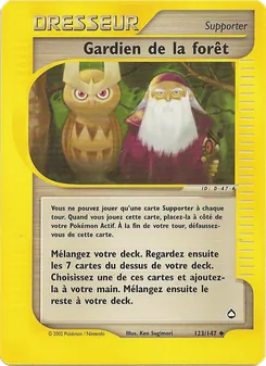 Carte Gardien de la forêt de l'extension Aquapolis, numéro 123/147