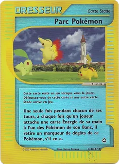 Carte Parc Pokémon de l'extension Aquapolis, numéro 131/147