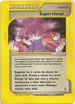 Carte Superviseur de l'extension Aquapolis, numéro 133/147