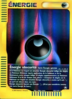 Carte Énergie obscurité de l'extension Aquapolis, numéro 142/147