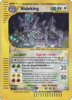 Carte Nidoking de l'extension Aquapolis, numéro 150/147