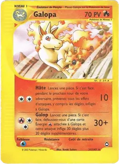 Carte Galopa de l'extension Aquapolis, numéro 31/147