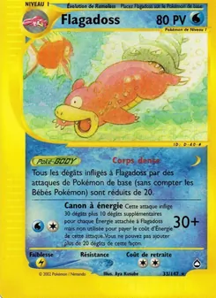 Carte Flagadoss de l'extension Aquapolis, numéro 33/147