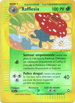Carte Rafflesia de l'extension Aquapolis, numéro 43/147
