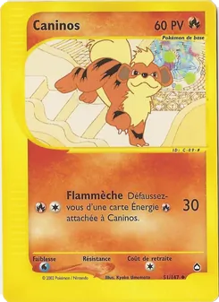 Carte Caninos de l'extension Aquapolis, numéro 51/147