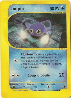 Carte Loupio de l'extension Aquapolis, numéro 70/147
