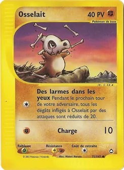 Carte Osselait de l'extension Aquapolis, numéro 72/147