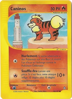 Carte Caninos de l'extension Aquapolis, numéro 80/147