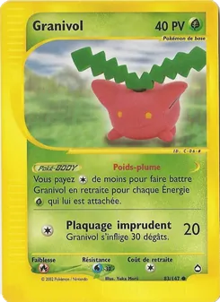Carte Granivol de l'extension Aquapolis, numéro 83/147