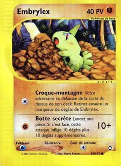 Carte Embrylex de l'extension Aquapolis, numéro 89/147