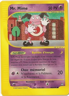 Carte M.Mime de l'extension Aquapolis, numéro 95a/147