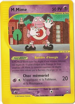 Carte M.Mime de l'extension Aquapolis, numéro 95b/147
