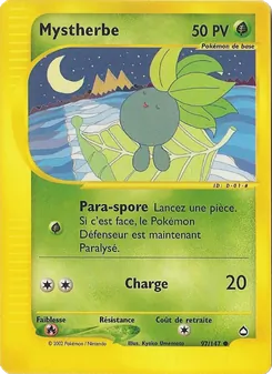 Carte Mystherbe de l'extension Aquapolis, numéro 97/147