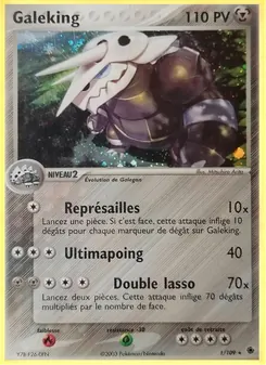 Carte Galeking de l'extension EX Rubis & Saphir, numéro 1/109